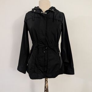 Merona Black Utility Jacket with Hood